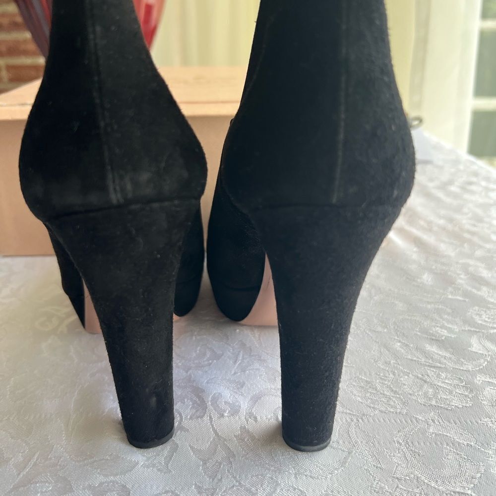 Prada peep toe platform booties - Picture 3 of 8